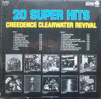 Creedence Clearwater Revival : 20 Super Hits (LP, Comp, RE)