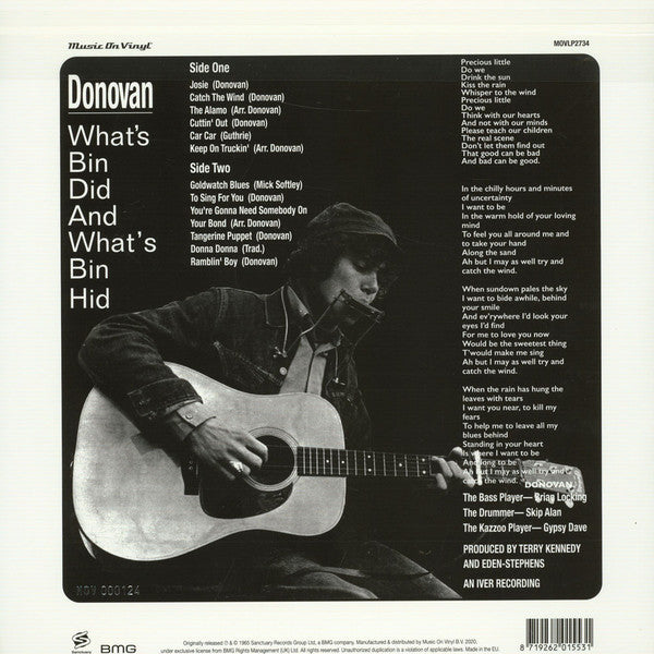 Donovan : What's Bin Did And What's Bin Hid (LP, Album, Ltd, Num, RE, Blu)