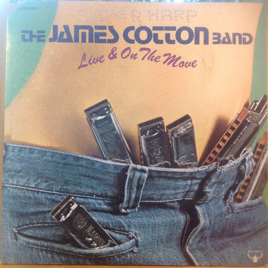The James Cotton Band : Live And On The Move (2xLP, Album, Ter)