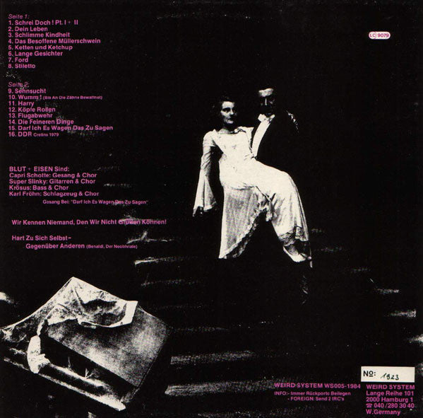 Blut+Eisen : Schrei Doch ! (LP, Album, Num)