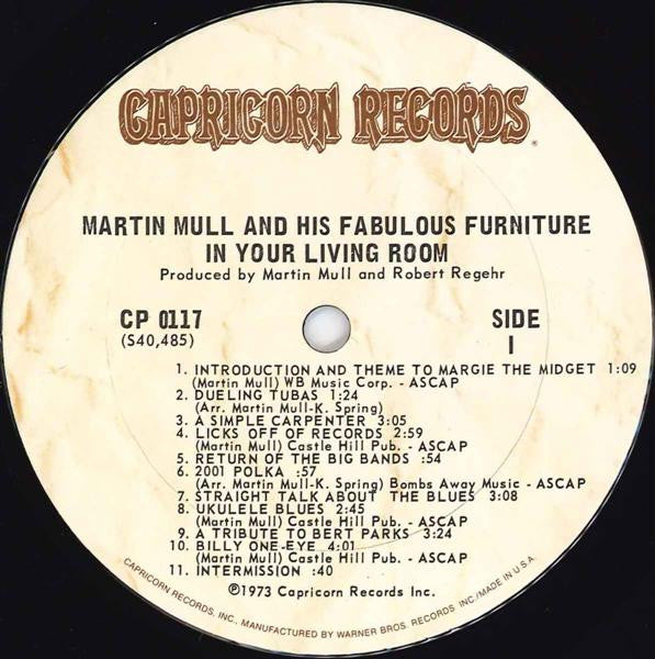 Martin Mull : Martin Mull And His Fabulous Furniture In Your Living Room (LP, Album, Ter)