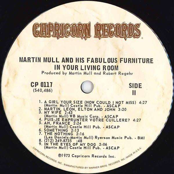 Martin Mull : Martin Mull And His Fabulous Furniture In Your Living Room (LP, Album, Ter)