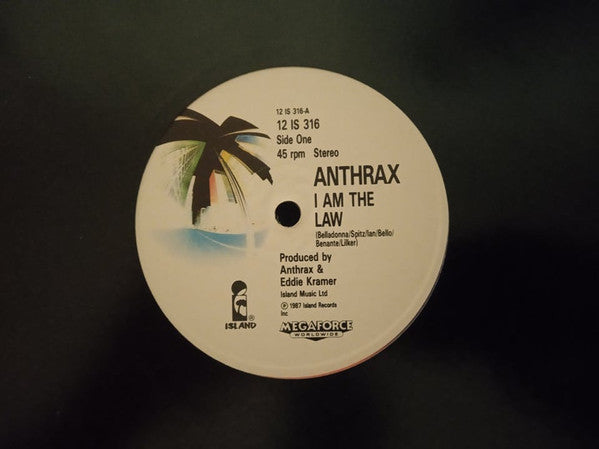 Anthrax : I Am The Law (12")