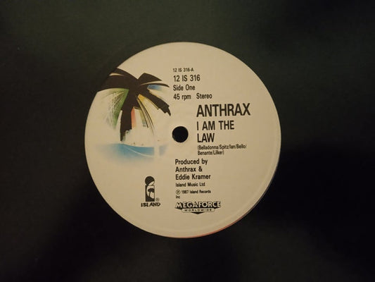 Anthrax : I Am The Law (12")
