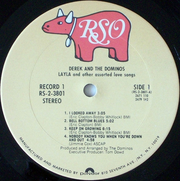 Derek & The Dominos : Layla And Other Assorted Love Songs (2xLP, Album, RE, Pit)