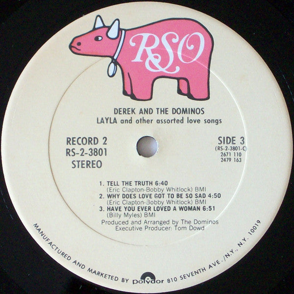Derek & The Dominos : Layla And Other Assorted Love Songs (2xLP, Album, RE, Pit)