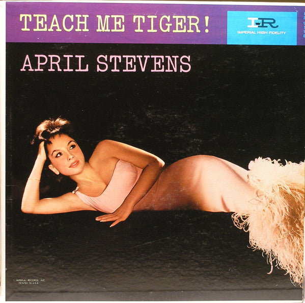 April Stevens : Teach Me Tiger (LP, Album, Mono, RE)