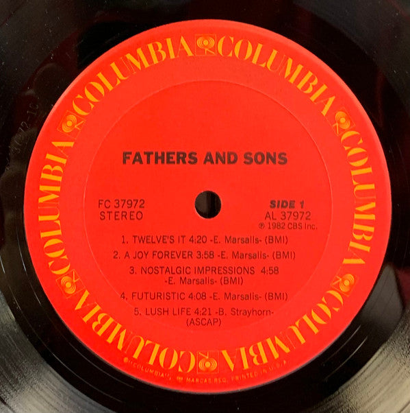 Wynton Marsalis, Branford Marsalis, Ellis Marsalis  -  Chico Freeman, Von Freeman : Fathers & Sons (LP, Album, Ter)