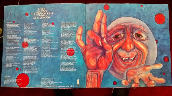 King Crimson : In The Court Of The Crimson King (An Observation By King Crimson) (LP, Album, RE)
