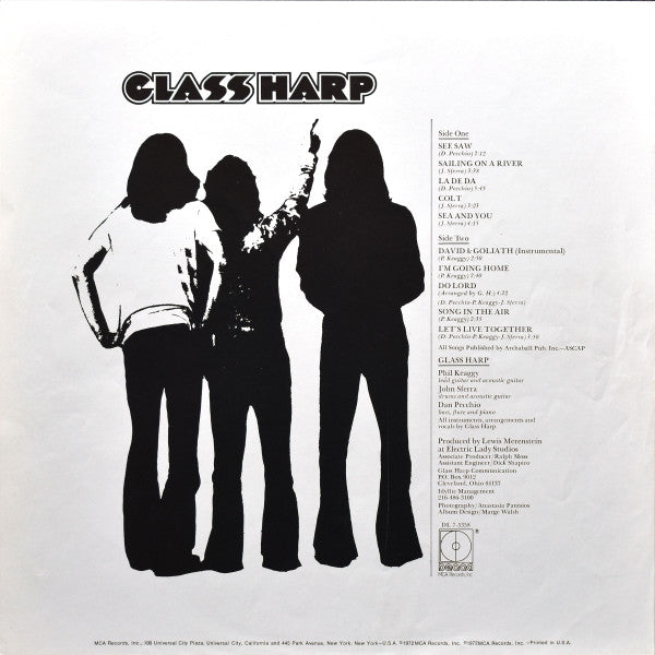 Glass Harp : It Makes Me Glad (LP, Album, Pin)