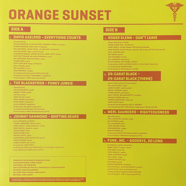 Various : Orange Sunset (LP, RSD, Comp, Ltd, Yel)