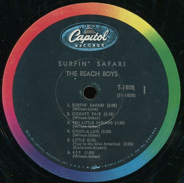 The Beach Boys : Surfin' Safari (LP, Album, Mono)