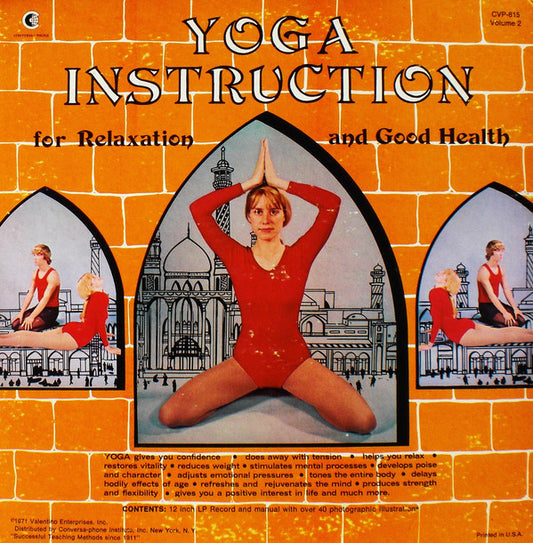 No Artist : Yoga Instructions For Relaxation And Good Health: Volume 2 (LP, Album)
