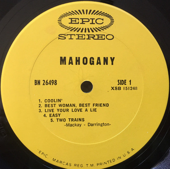 Mahogany (11) : Mahogany (LP, Album)