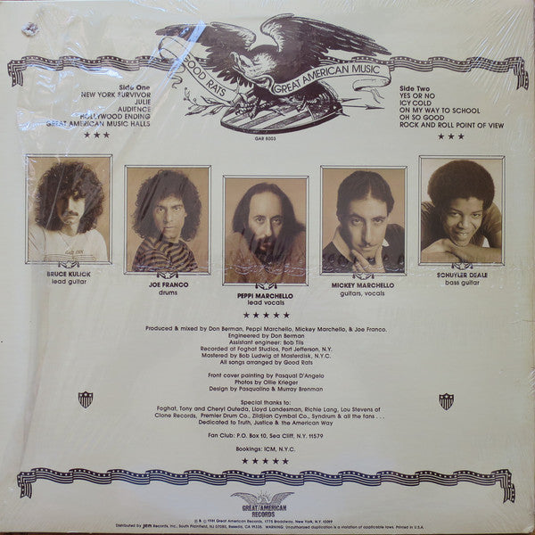 Good Rats : Great American Music (LP, Album)