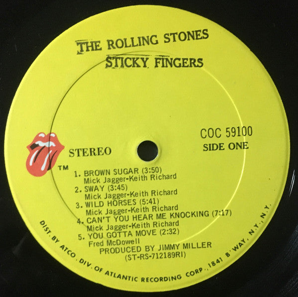 The Rolling Stones : Sticky Fingers (LP, Album, RI )