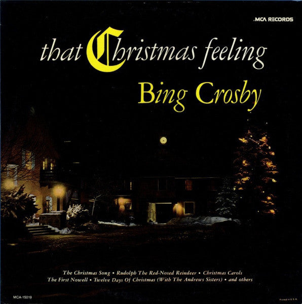 Bing Crosby : That Christmas Feeling (LP, Album, RE, Blu)