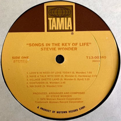 Stevie Wonder : Songs In The Key Of Life (2xLP, Album, Ter + 7", EP + Album)