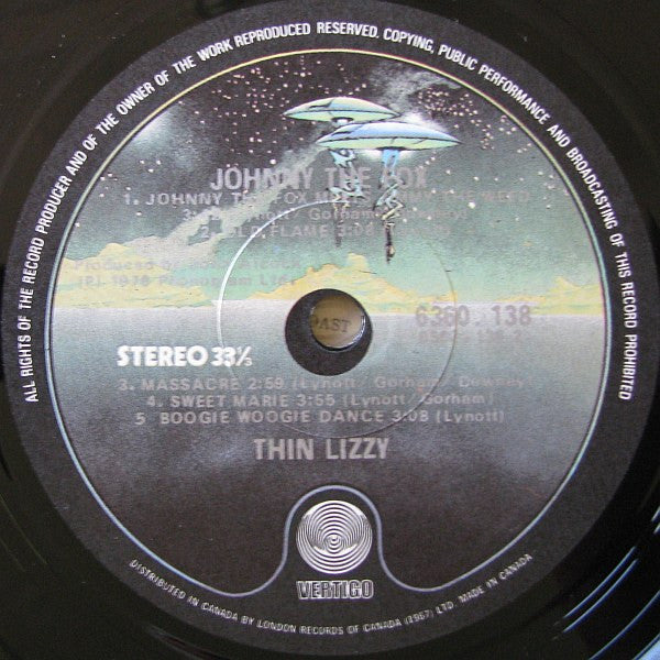 Thin Lizzy : Johnny The Fox (LP, Album)