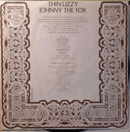 Thin Lizzy : Johnny The Fox (LP, Album)