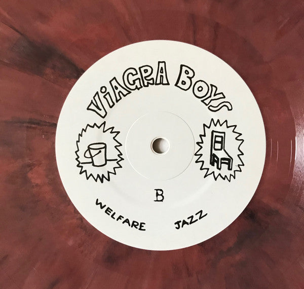 Viagra Boys : Welfare Jazz (LP, Album, Bur + CD, Mixed + Ltd)