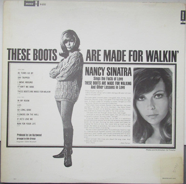 Nancy Sinatra : Boots (LP, Album, Mono)