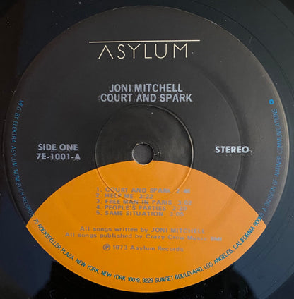 Joni Mitchell : Court And Spark (LP, Album, RE, Spe)