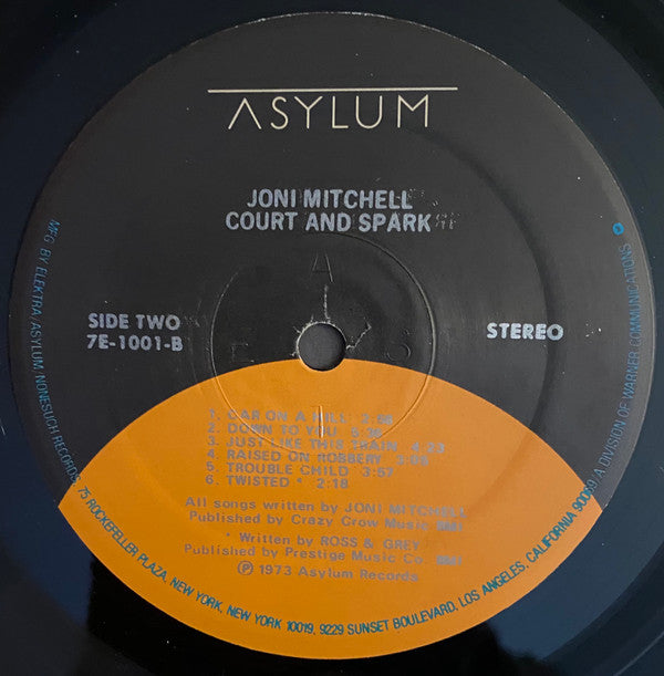 Joni Mitchell : Court And Spark (LP, Album, RE, Spe)