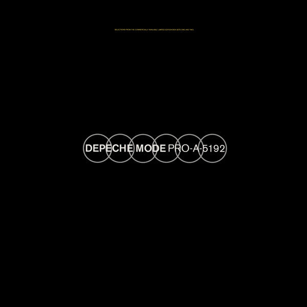 Depeche Mode : PRO-A-5192 Selections From The Commercially Available Limited Edition Box Sets One And Two (2xLP, Comp, Promo, Smplr)