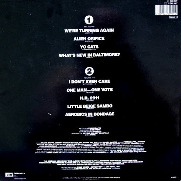 Frank Zappa : Frank Zappa Meets The Mothers Of Prevention (European Version) (LP, Album)