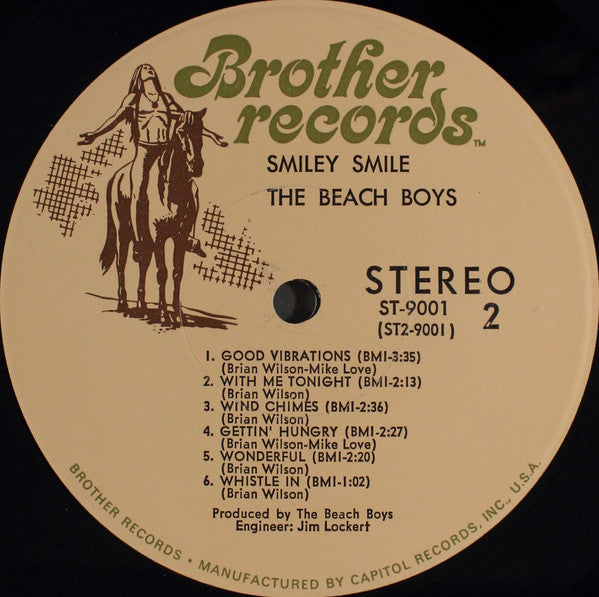 The Beach Boys : Smiley Smile (LP, Album, Scr)