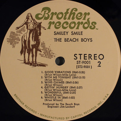 The Beach Boys : Smiley Smile (LP, Album, Scr)