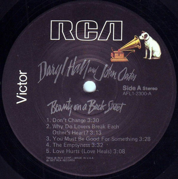 Daryl Hall And John Oates* : Beauty On A Back Street (LP, Album, Ind)