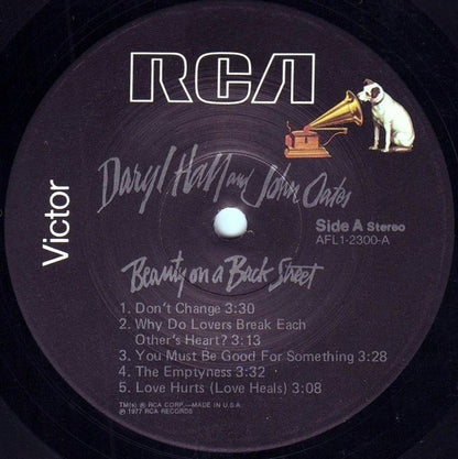 Daryl Hall And John Oates* : Beauty On A Back Street (LP, Album, Ind)