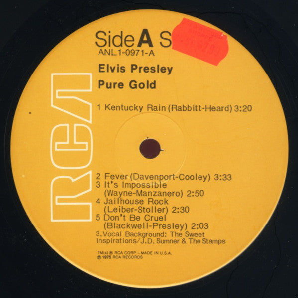 Elvis* : Pure Gold (LP, Comp, Hol)
