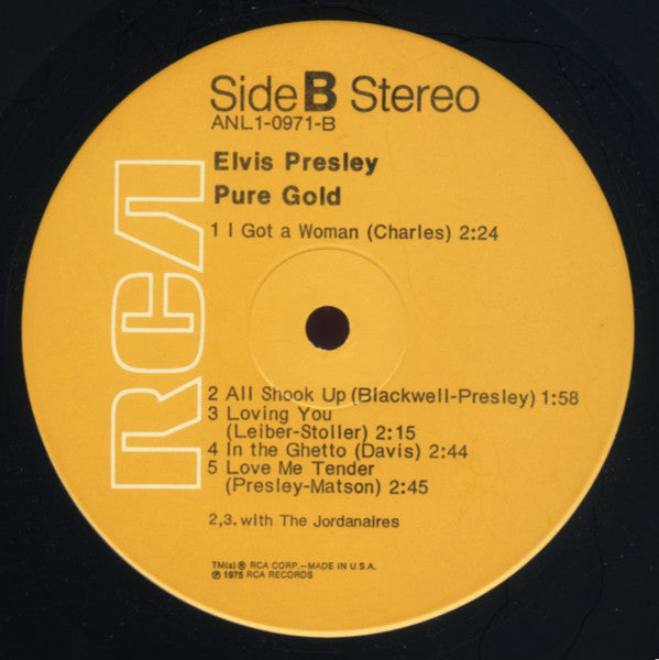 Elvis* : Pure Gold (LP, Comp, Hol)