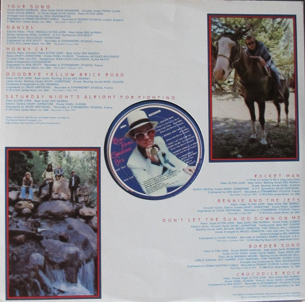 Elton John : Greatest Hits (LP, Comp)