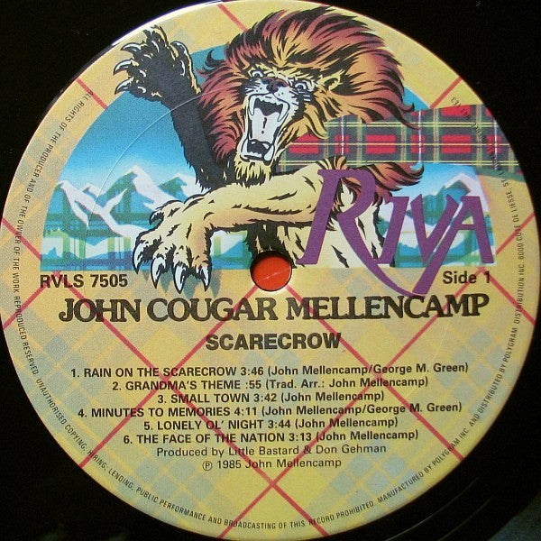 John Cougar Mellencamp : Scarecrow (LP, Album)