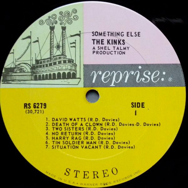 The Kinks : Something Else By The Kinks (LP, Album, Pit)