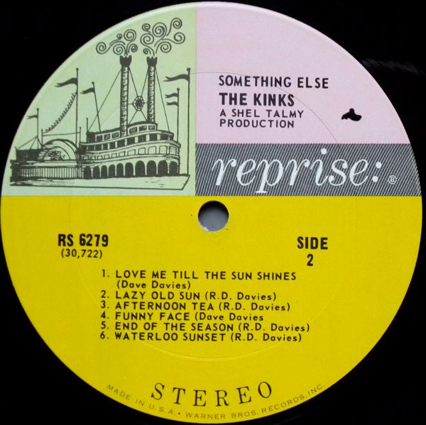 The Kinks : Something Else By The Kinks (LP, Album, Pit)