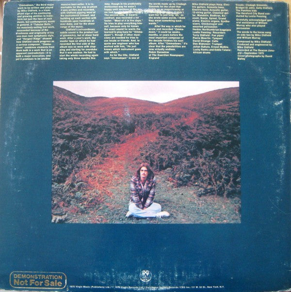 Mike Oldfield : Ommadawn (LP, Album, Promo, Ter)