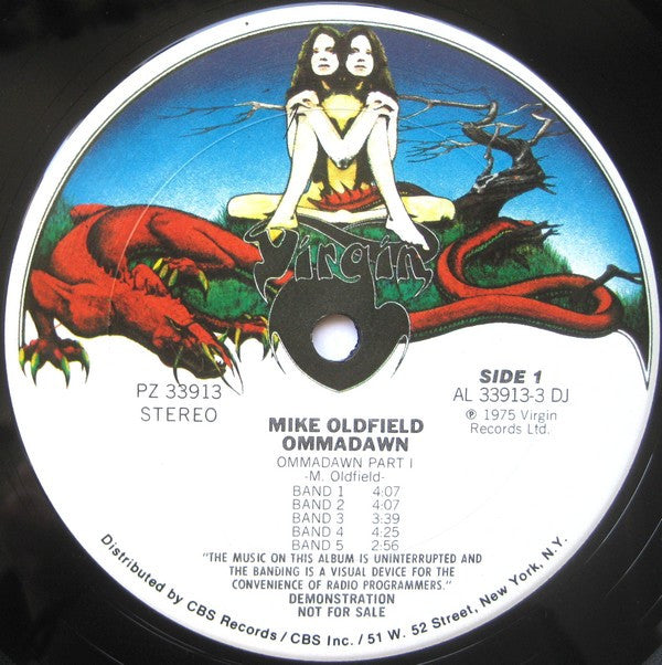 Mike Oldfield : Ommadawn (LP, Album, Promo, Ter)