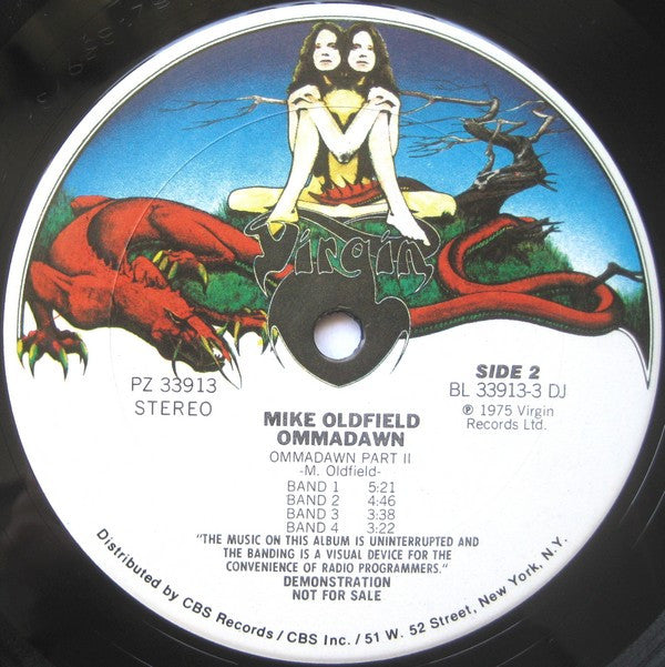 Mike Oldfield : Ommadawn (LP, Album, Promo, Ter)