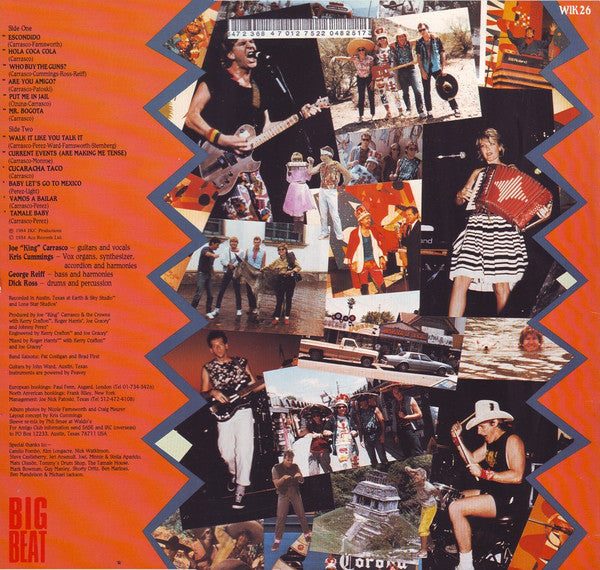 Joe King Carrasco & The Crowns : Border Town (LP, Album)