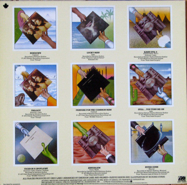 Emerson, Lake & Palmer : The Best Of Emerson Lake & Palmer (LP, Comp)