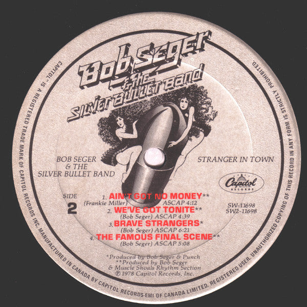 Bob Seger & The Silver Bullet Band* : Stranger In Town (LP, Album)