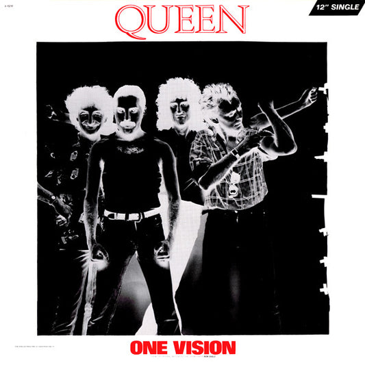 Queen : One Vision (12", Single, Promo)