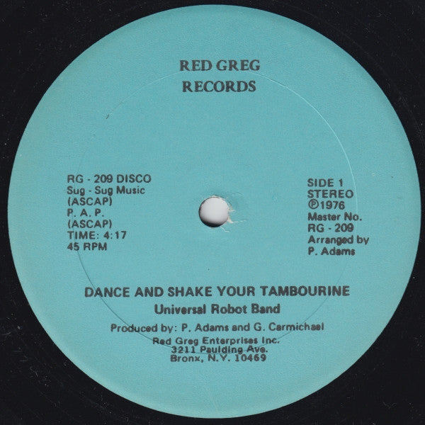 Universal Robot Band* : Dance And Shake Your Tambourine (12")