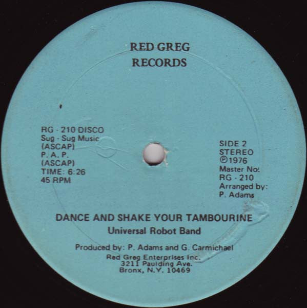 Universal Robot Band* : Dance And Shake Your Tambourine (12")
