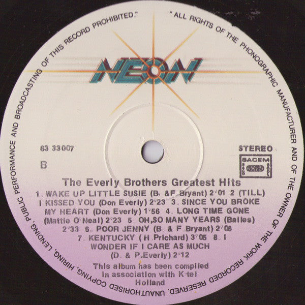 The Everly Brothers* : Greatest Hits (LP, Comp)